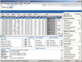 logbook main record grid